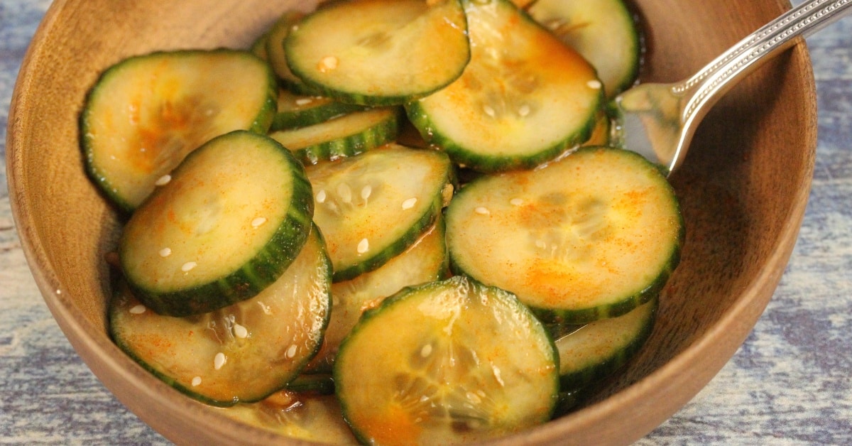 Low Carb Asian Cucumber Salad
