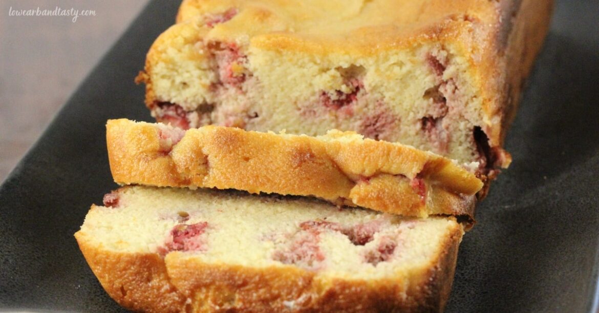 Low Carb Strawberry Pound Cake