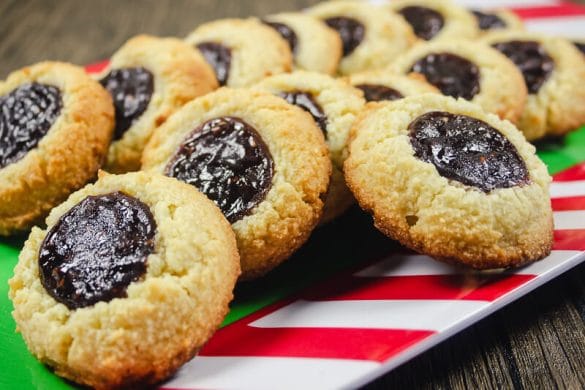 Low Carb Thumbprint Cookies