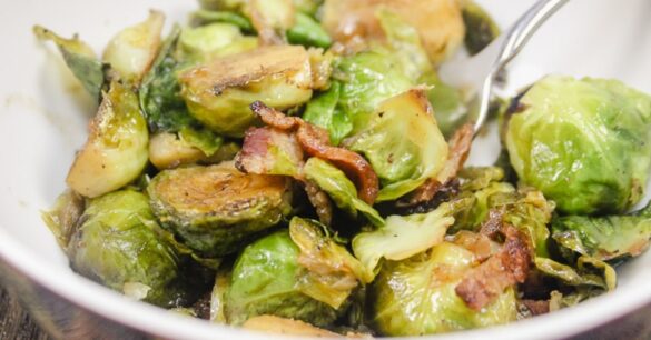 Photo of Maple Bacon Brussels Sprouts